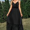 Sleeveless Spaghetti Strap Dress