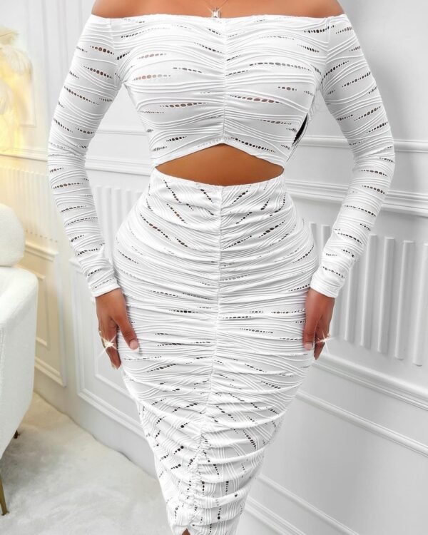 Straight Shoulder Dress Modern and minimal