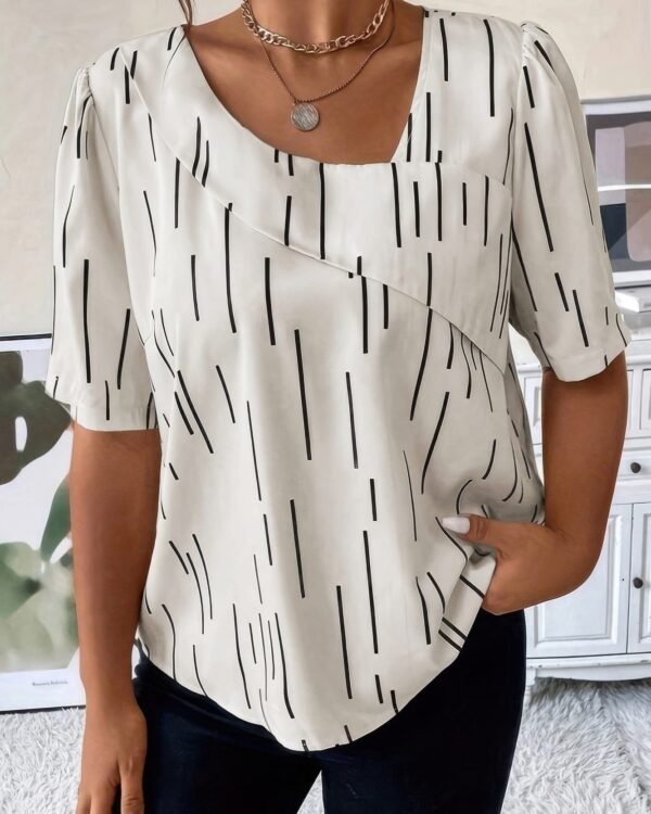 Stylish Puff Sleeve Shirt
