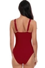 Printed Puff Sleeve Shirt With Line Pattern