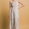 Smocked Floral Maxi Dress