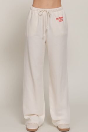 waistband print sweatpants for women