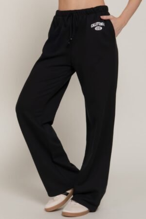 cotton blend relaxed fit sweatpants