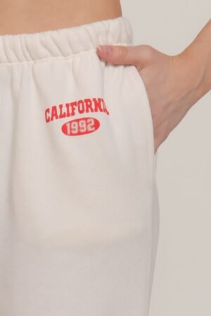 Waistband Print Detail Sweatpants