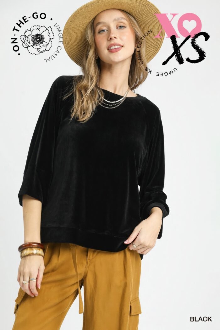 Ribbed Knit Oversized Top - Image 11