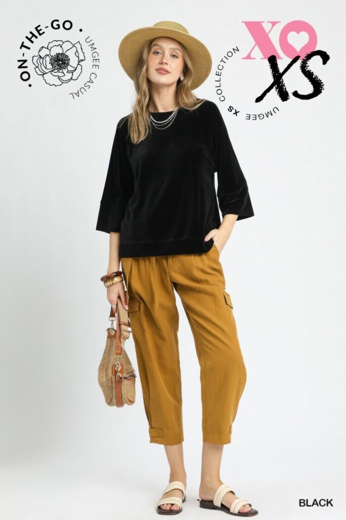 Ribbed Knit Oversized Top - Image 12