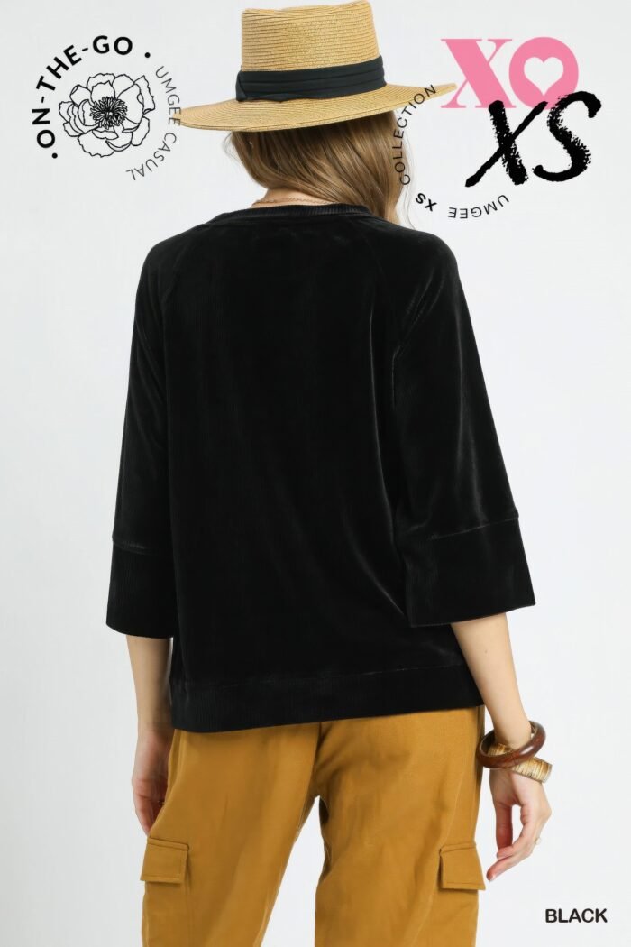 Ribbed Knit Oversized Top - Image 15