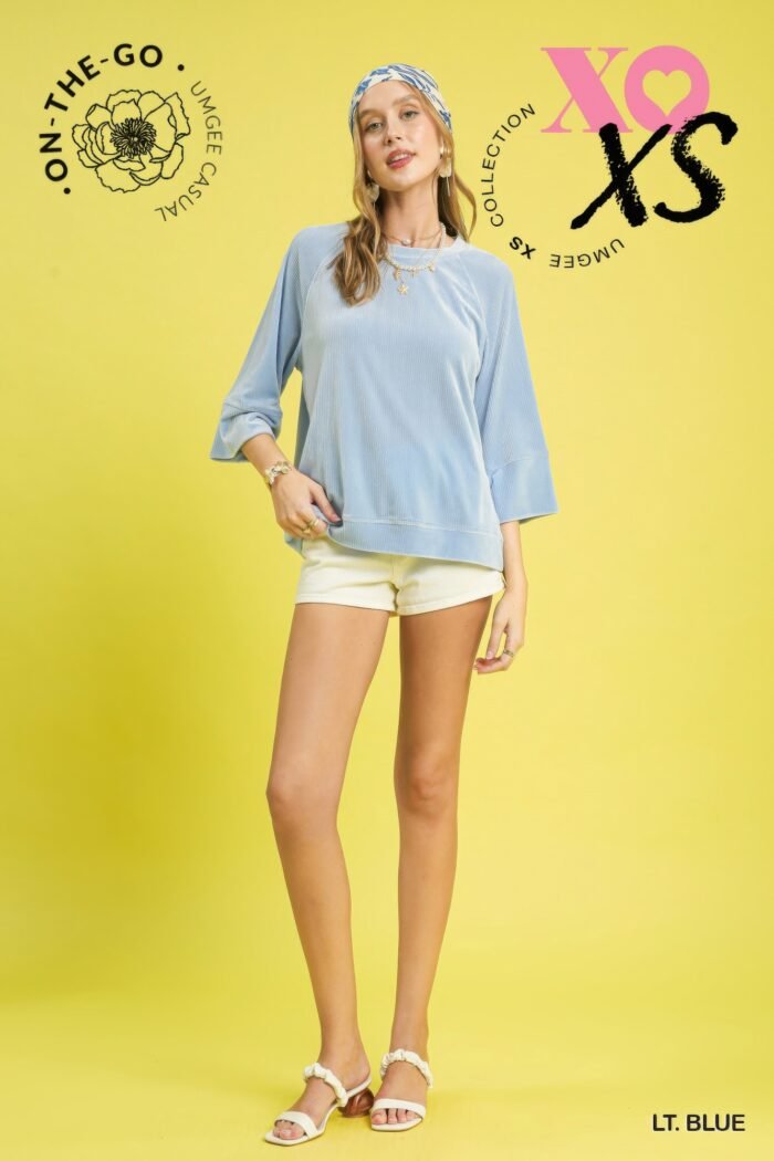 Ribbed Knit Oversized Top - Image 17
