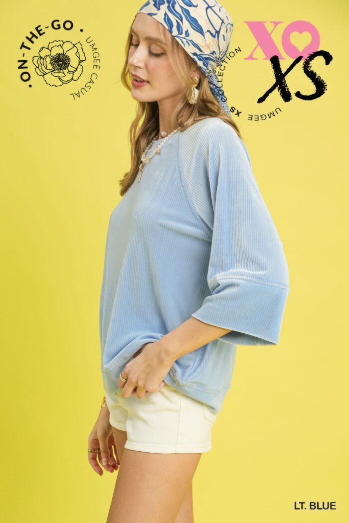Ribbed Knit Oversized Top - Image 18