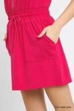 Zip Front Casual Mini Dress - Image 9