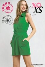 Zip Front Casual Mini Dress - Image 3