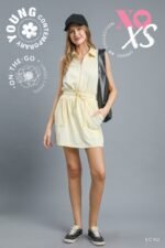 Zip Front Casual Mini Dress - Image 12