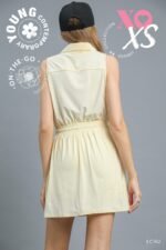 Zip Front Casual Mini Dress - Image 15