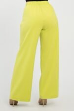 Front Button Fold-over Inside Zipper Pants - Image 5