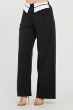 Front Button Fold-over Inside Zipper Pants - Image 18
