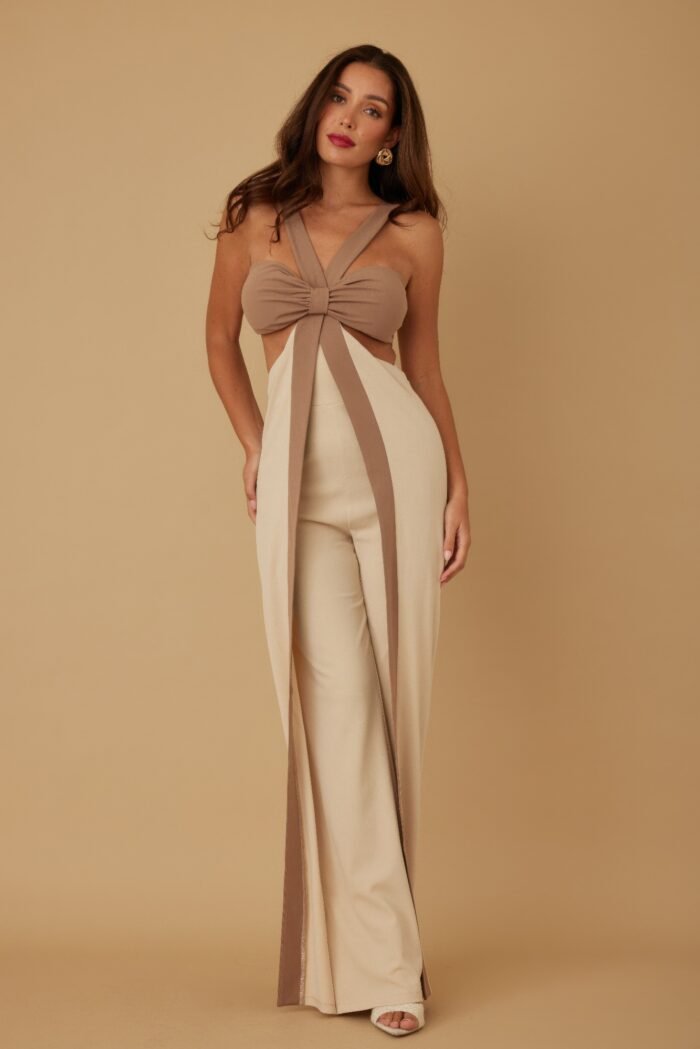 X ribbon open jumpsuit - image 10