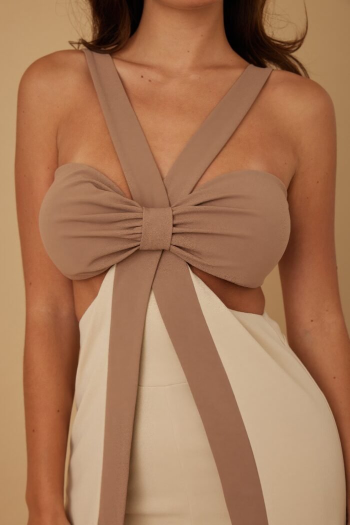 X ribbon open jumpsuit - image 13