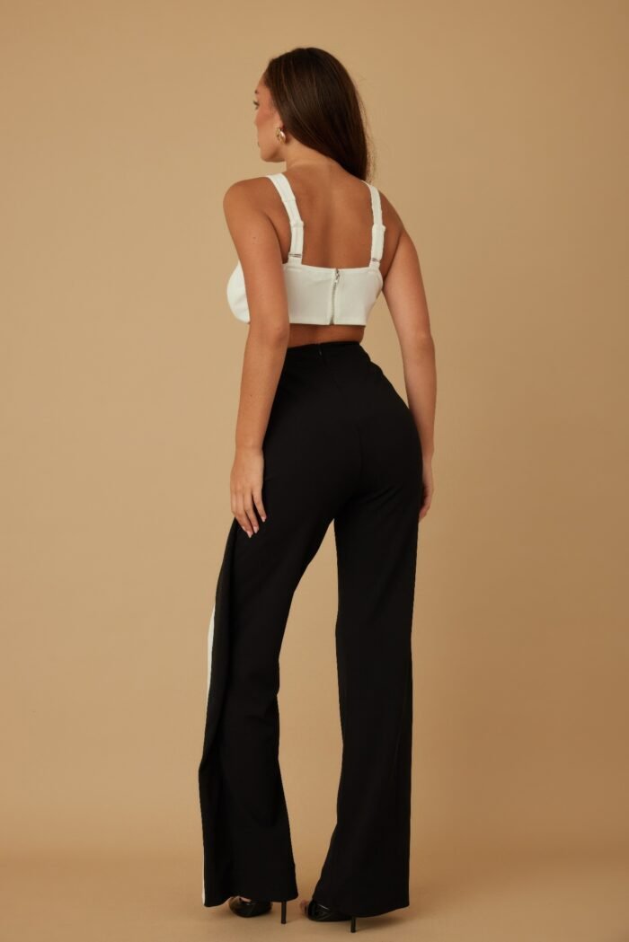 X ribbon open jumpsuit - image 7