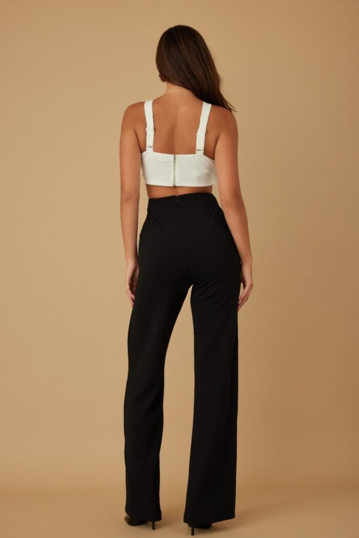 X ribbon open jumpsuit - image 8