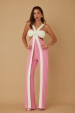 X Ribbon Open Jumpsuit - Image 2