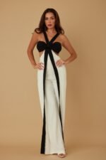 X Ribbon Open Jumpsuit - Image 18