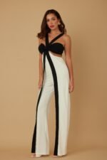 X Ribbon Open Jumpsuit - Image 19