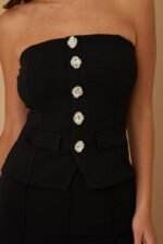 Classy Two Piece Sets With Oval Crystal Stone - Image 13