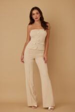 Classy Two Piece Sets With Oval Crystal Stone - Image 6