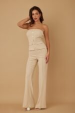 Classy Two Piece Sets With Oval Crystal Stone - Image 8