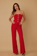 Classy Two Piece Sets With Oval Crystal Stone - Image 2