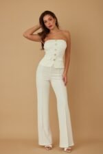 Classy Two Piece Sets With Oval Crystal Stone - Image 18