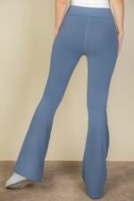 High Waist Side Pocket Flare Leggings - Image 14