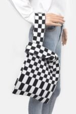 Checker Poly Woven Bag - Image 2