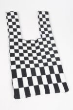 Checker Poly Woven Bag - Image 5