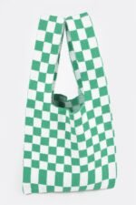 Checker Poly Woven Bag - Image 7