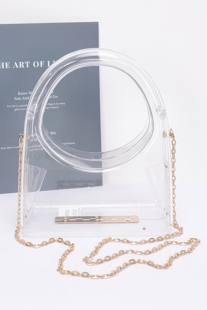 Transparent acrylic clutch - image 1