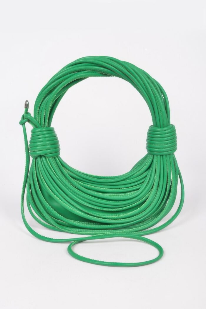 Faux leather rope hobo bag - image 5