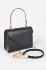 Vegan Metal Handle Bag