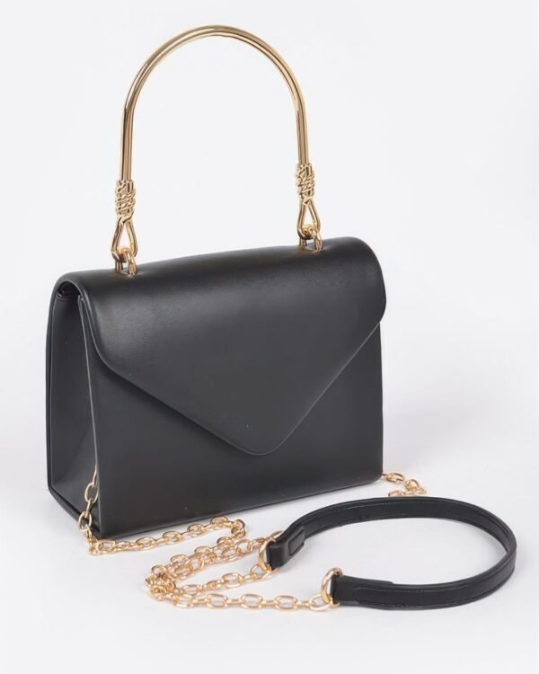 Vegan Metal Handle Bag