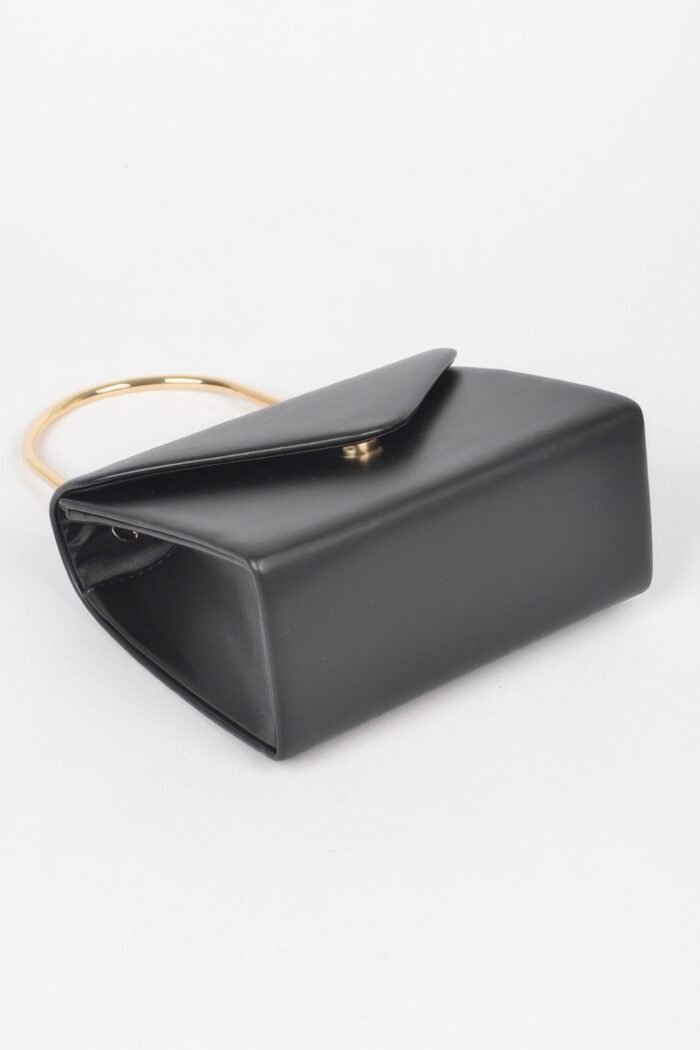 Vegan metal handle bag - image 2
