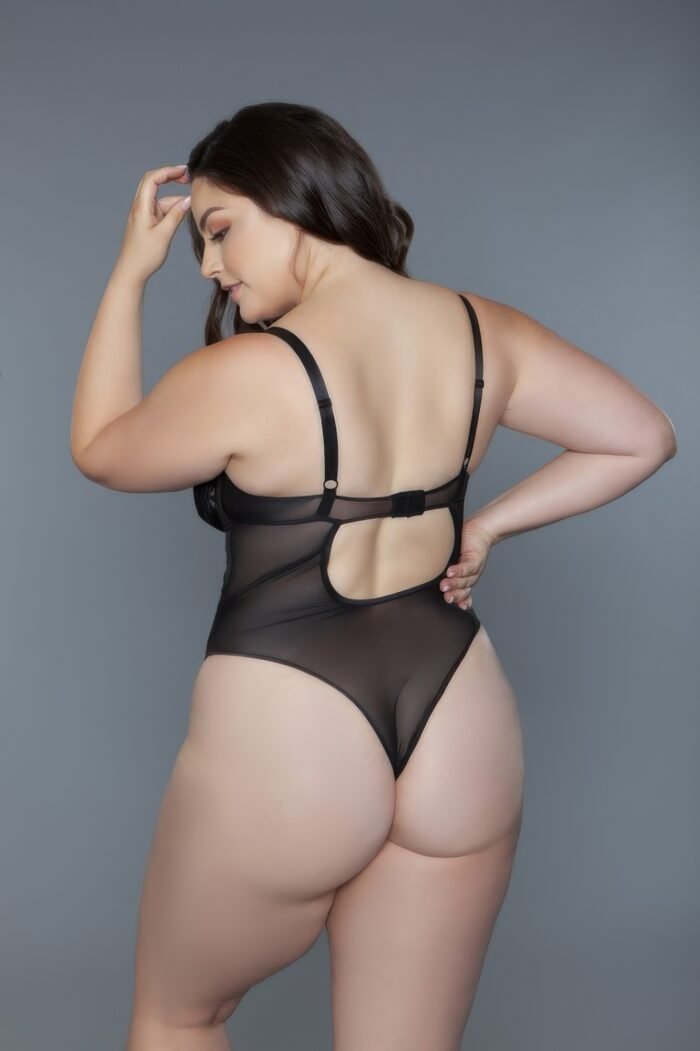 Black plus size cameryn bodysuit - image 12