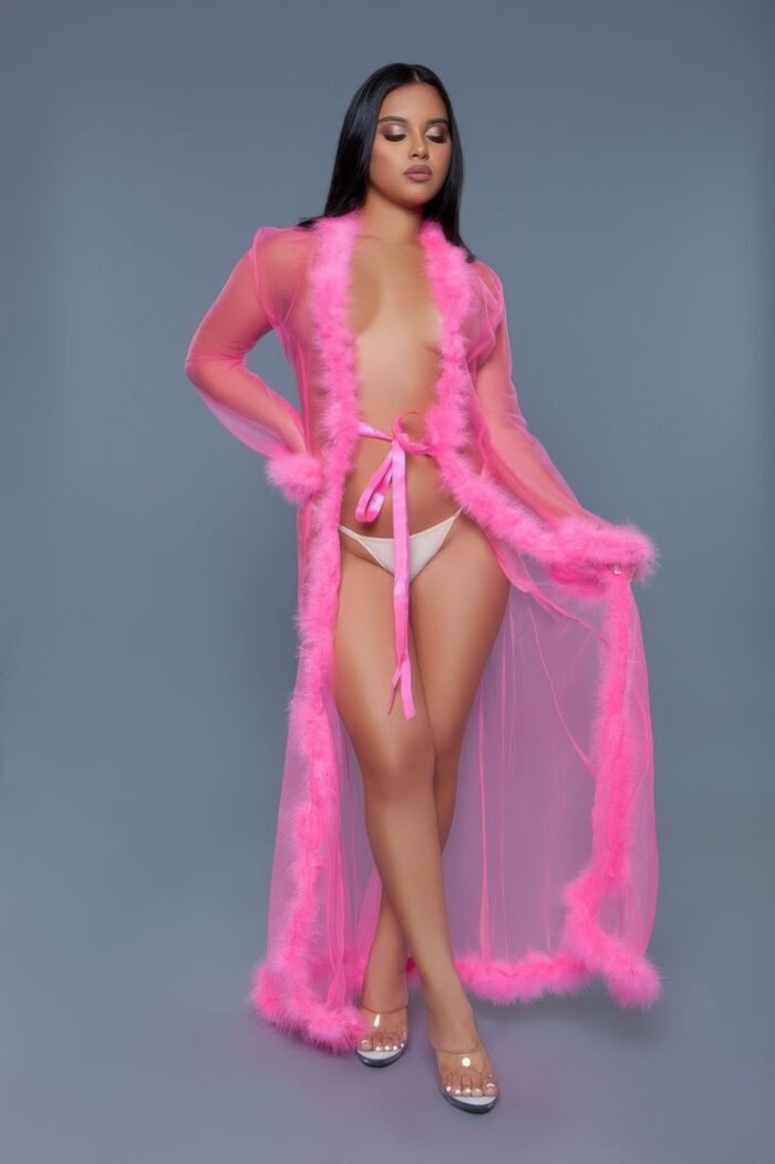 Marabou robe