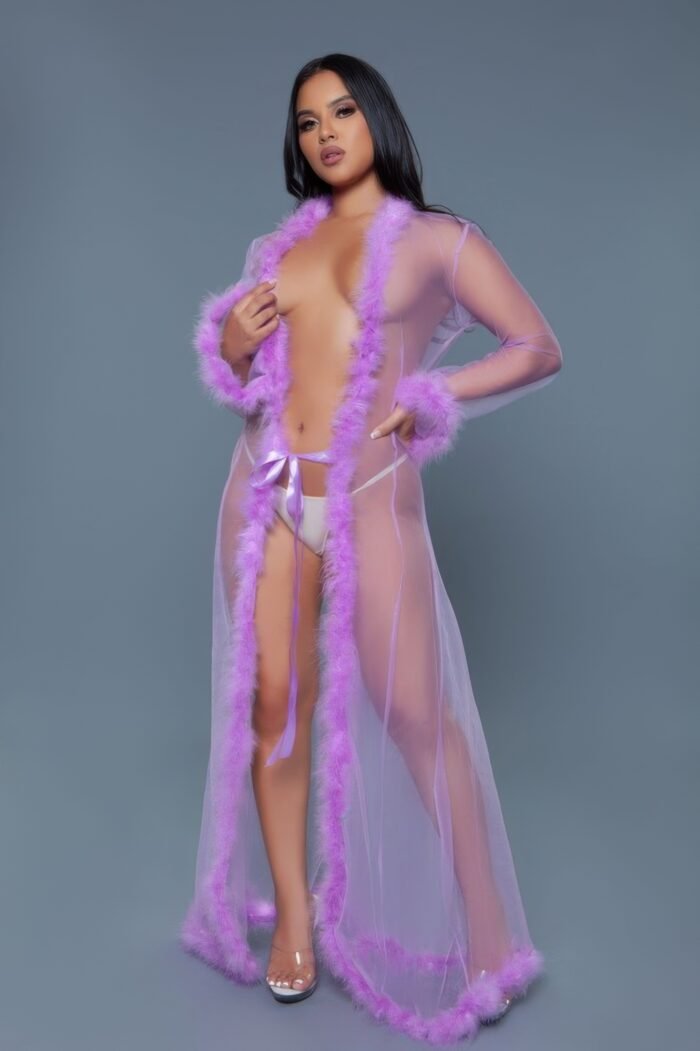 Marabou robe