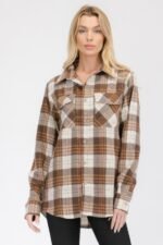 Oversized Plaid Flannel - Image 5