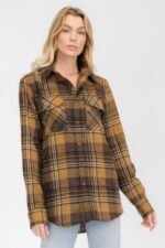 Oversized Plaid Flannel - Image 6