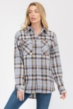 Oversized Plaid Flannel - Image 9