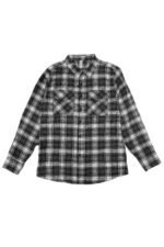 Womens Boyfriend Long Sleeve Checkered Flannel - Image 12