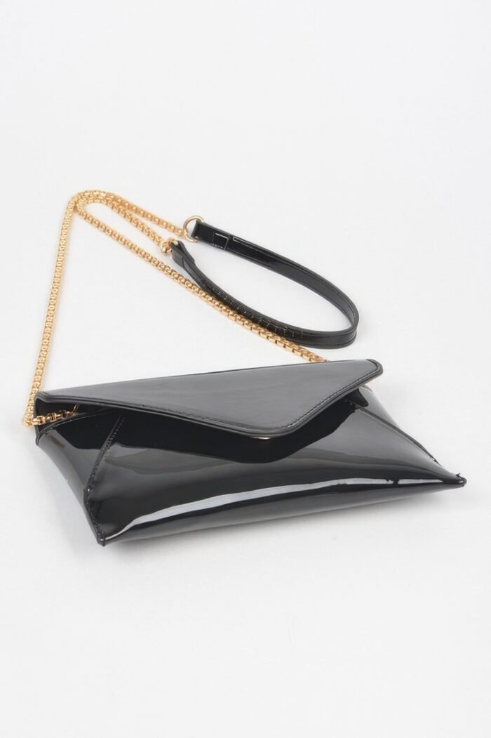 Enamel envelope clutch - image 2