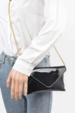 Enamel Envelope Clutch - Image 4