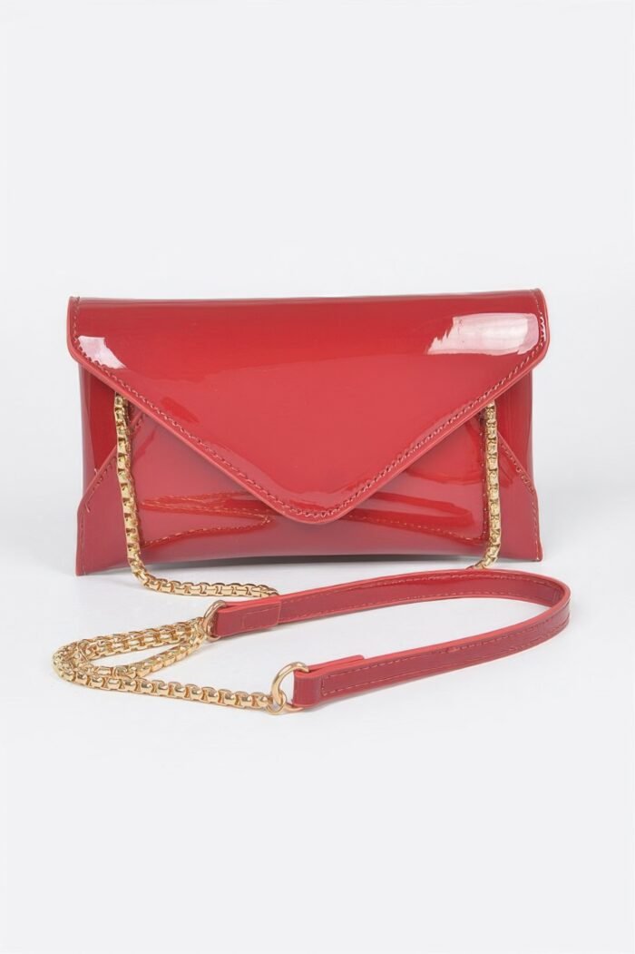 Enamel envelope clutch - image 6